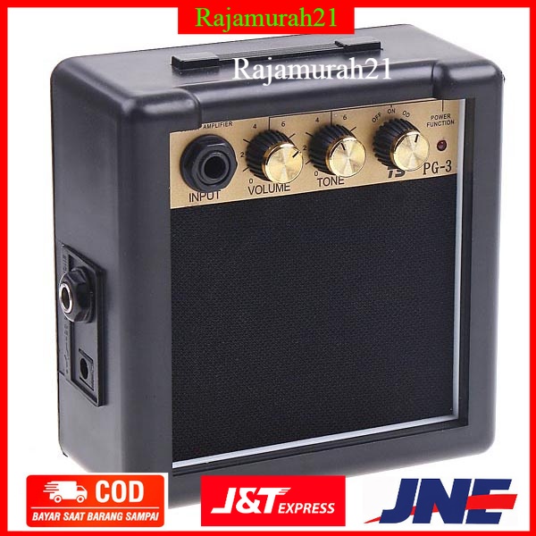 Amplifier Mini Gitar Elektrik 3W - OMSK8SBK - Black