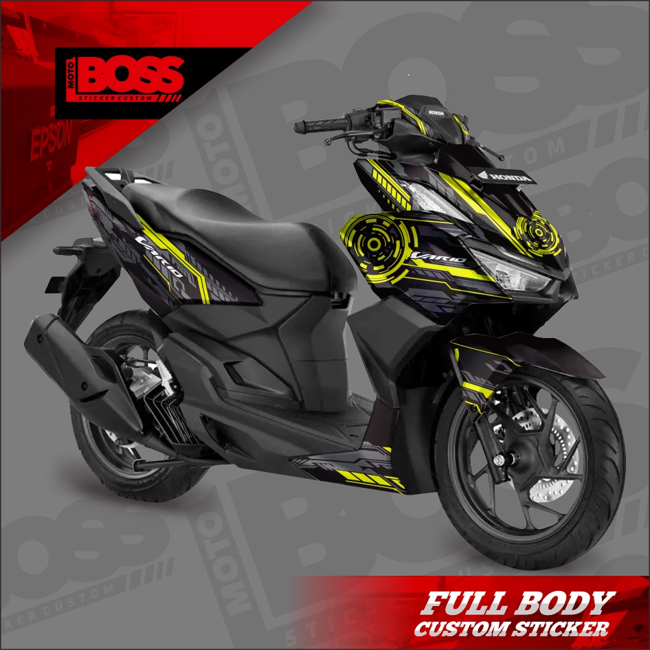 Decal Stiker Sticker Vario 160 2022 Full Body Dekal Stiker Custom  Vario 160 2022 Striping Full Body