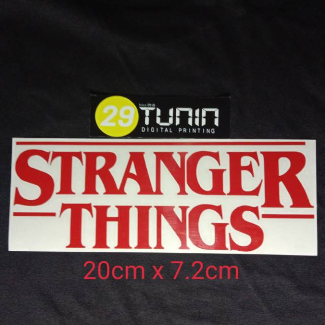 

Cutting Sticker Stranger Things