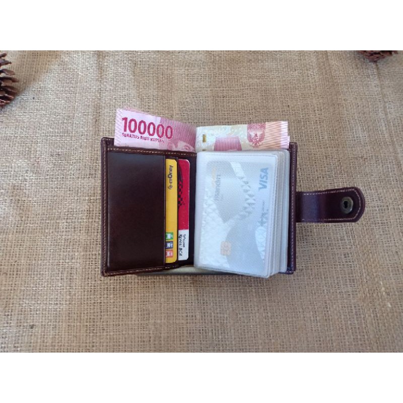 Card Holder/ Dompet Kartu Kulit Sapi Asli