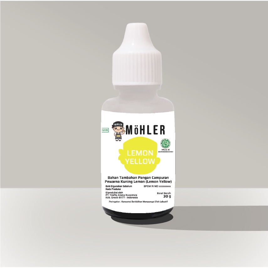 MOHLER Coloring Lemon Yellow (KLIK KOMBO HEMAT UNTUK MENDAPATKAN BELI 1 GRATIS 1)