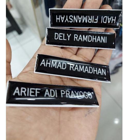 

케 name tag pakai lapisan resin Trend