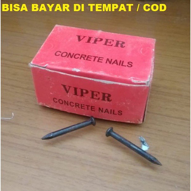 PAKU BETON HITAM 3 CM  VPR / VIPER 30 MM (PER KOTAK)