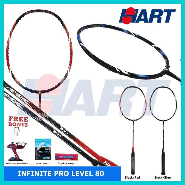 mantul habis badminton HART INFINITE PRO LEVEL 80 RAKET BADMINTON ORIGINAL