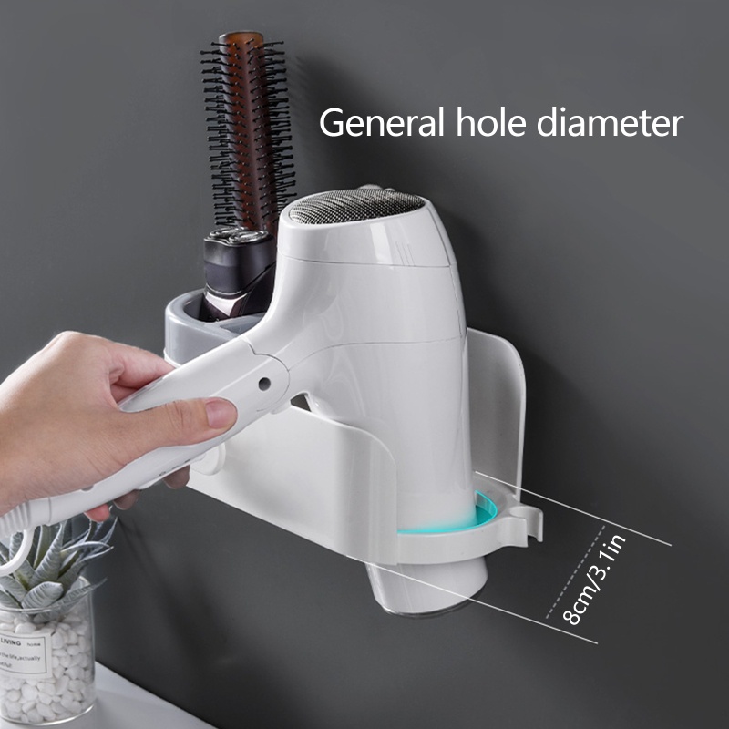 Rak Holder Hair Dryer Model Tempel Dinding