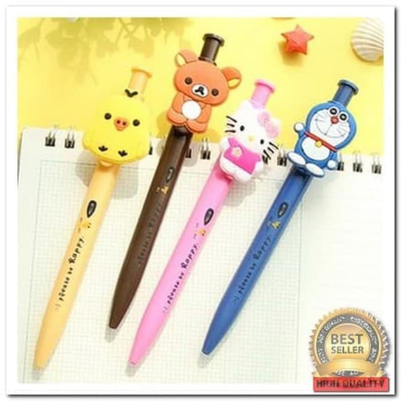 

Alat Tulis Pulpen Ballpoint Karakter Cute 0.5mm Pulpen Pen Pena Lucu Unik ATK Sekolah LOK