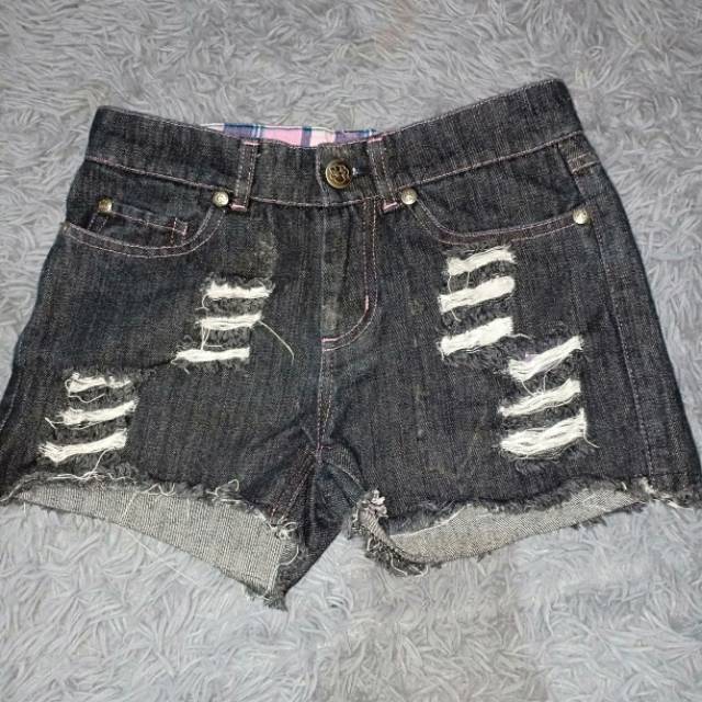 Celana pendek anak cewek model hotpants ripped jeans