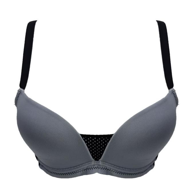 Pakaian Olahraga Wanita Pierre Cardin Energized Sports Bra 606-62139Bgry - Grey