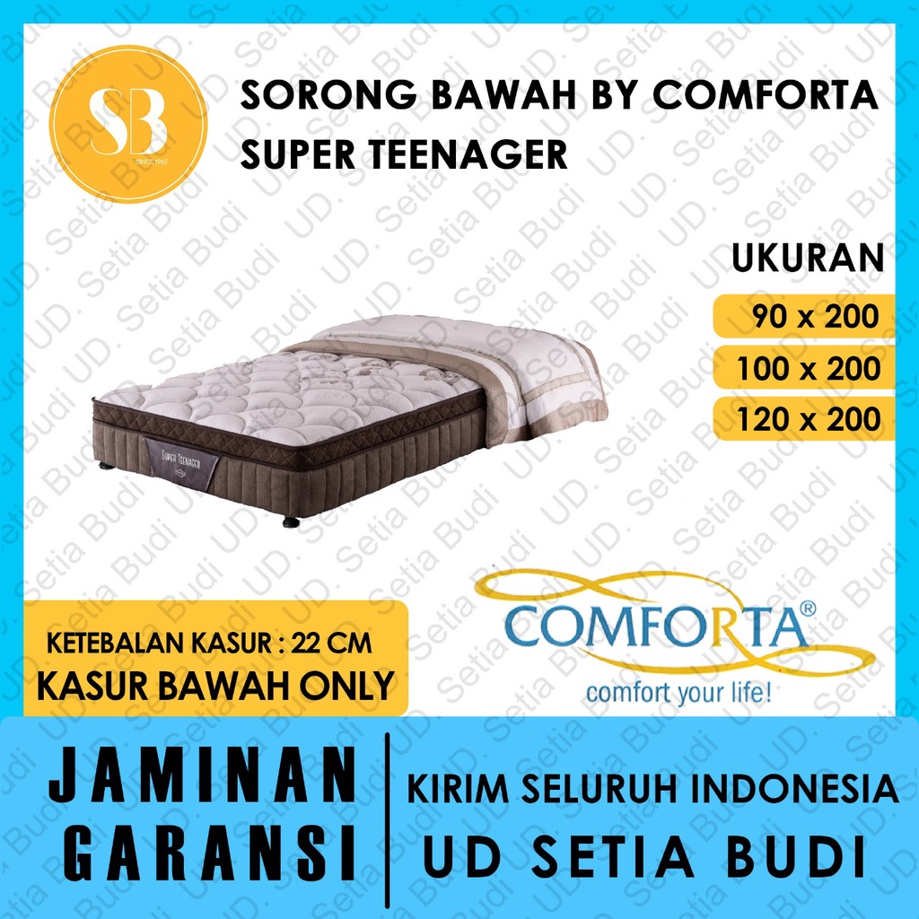 Sorong Bawah Comforta Super Teenager 120x200 100x200 90x200