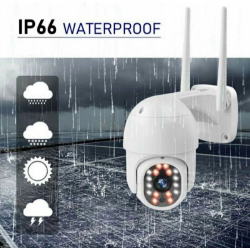 CCTV WILERESS 8MP IP CAMERA OUTDOOR APLIKASI YOOSEE