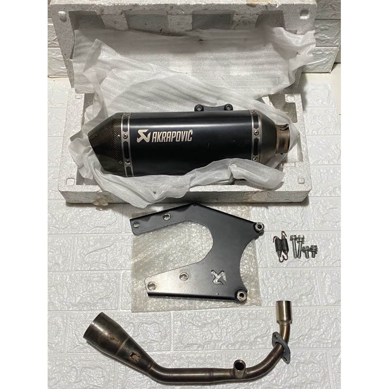 Knalpot Akrapovic Original For Vespa Matic Iget
