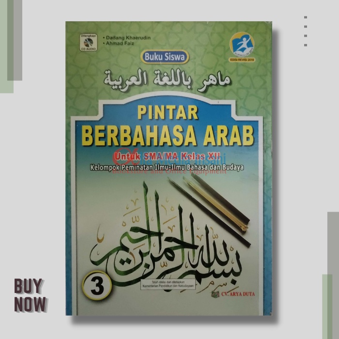Buku Peminatan Bahasa Arab Kelas 12 Arya Duta