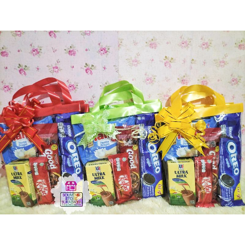 snack ultah mini / paket snack mini kitkat / bingkisan ultah anak / snack ulang tahun / goodiebag snack murmer