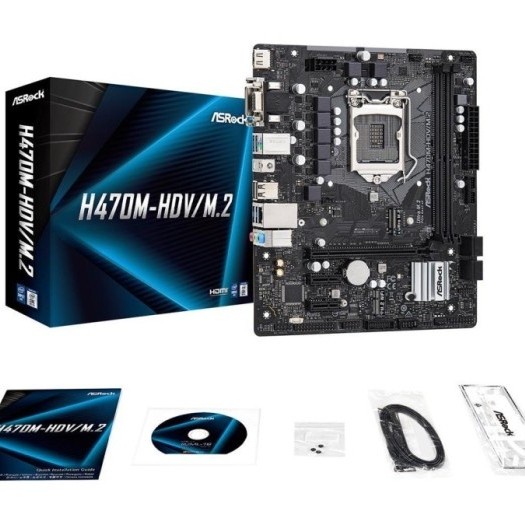 ASRock H470M-HDV/M.2 (Intel LGA 1200, Gen 10)