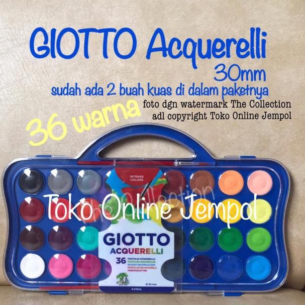 

Atk0626Gt 36 Warna Giotto Acquerelli 353600 Watercolour Block Cat Air