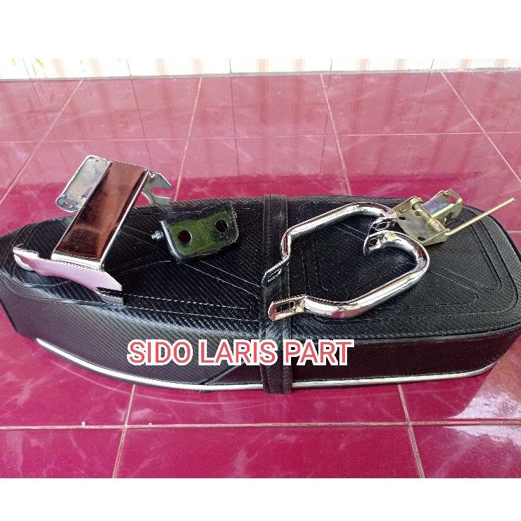 Paket Jok C70 Murah Jok carbon c70-pangkon jok c70-engsel jok c70-begel mini c70 Terlaris#231
