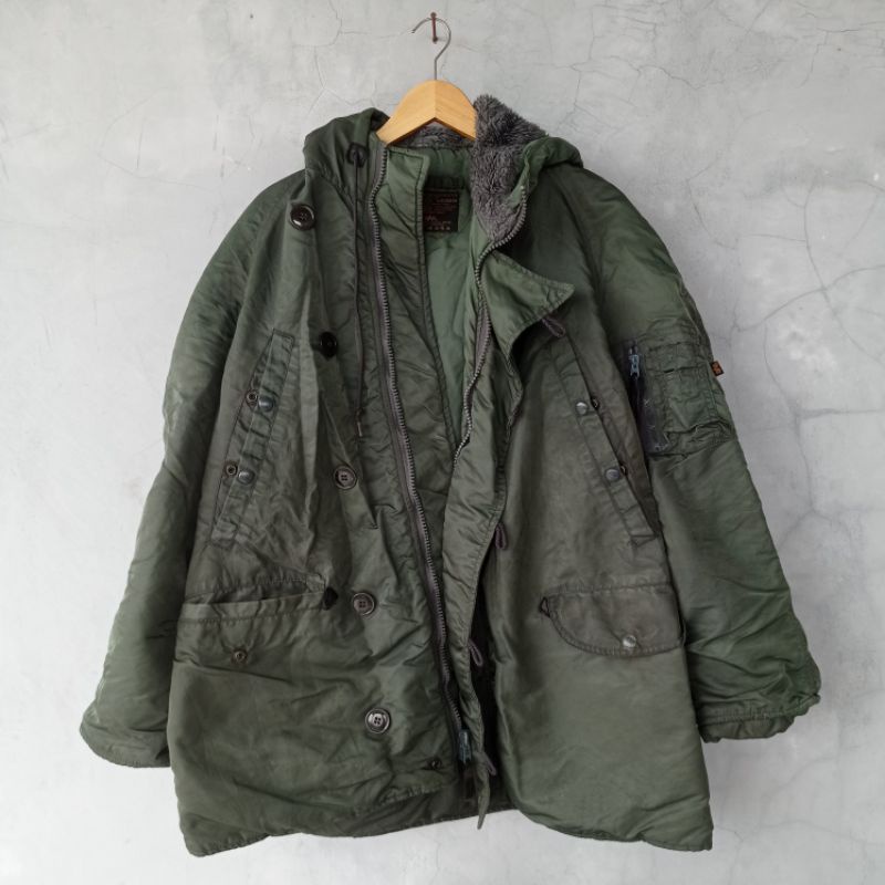 JAKET PARKA ALPHA INDUSTRIES ORIGINAL SECOND