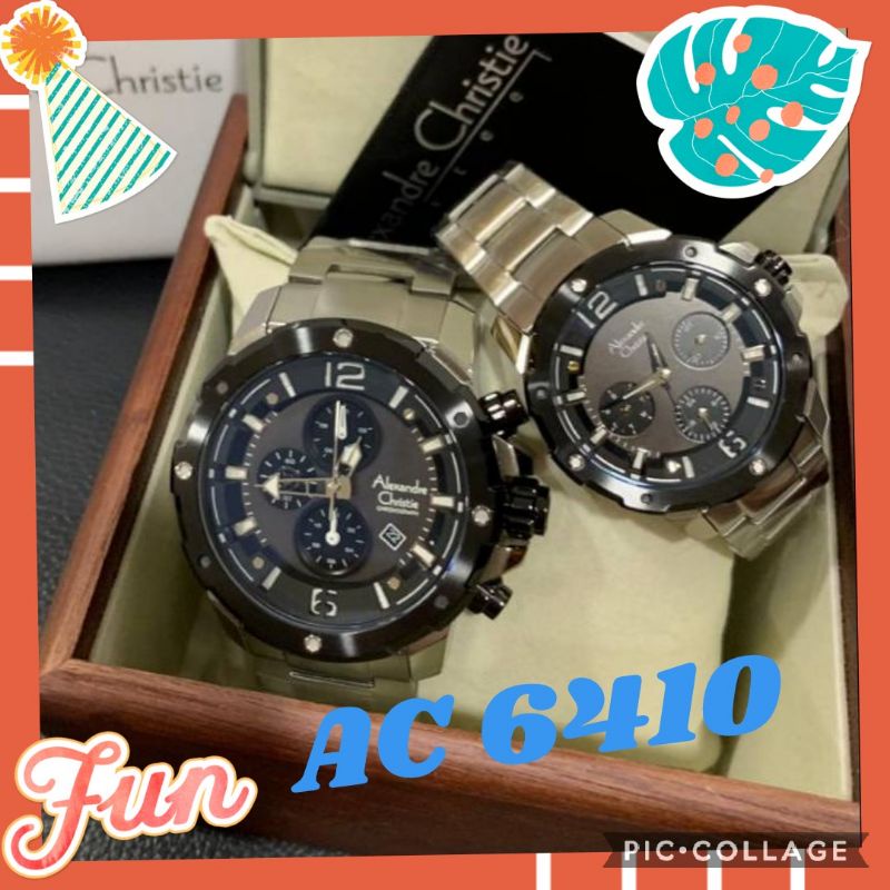 Alexandre Christie AC 6410 Silver Couple