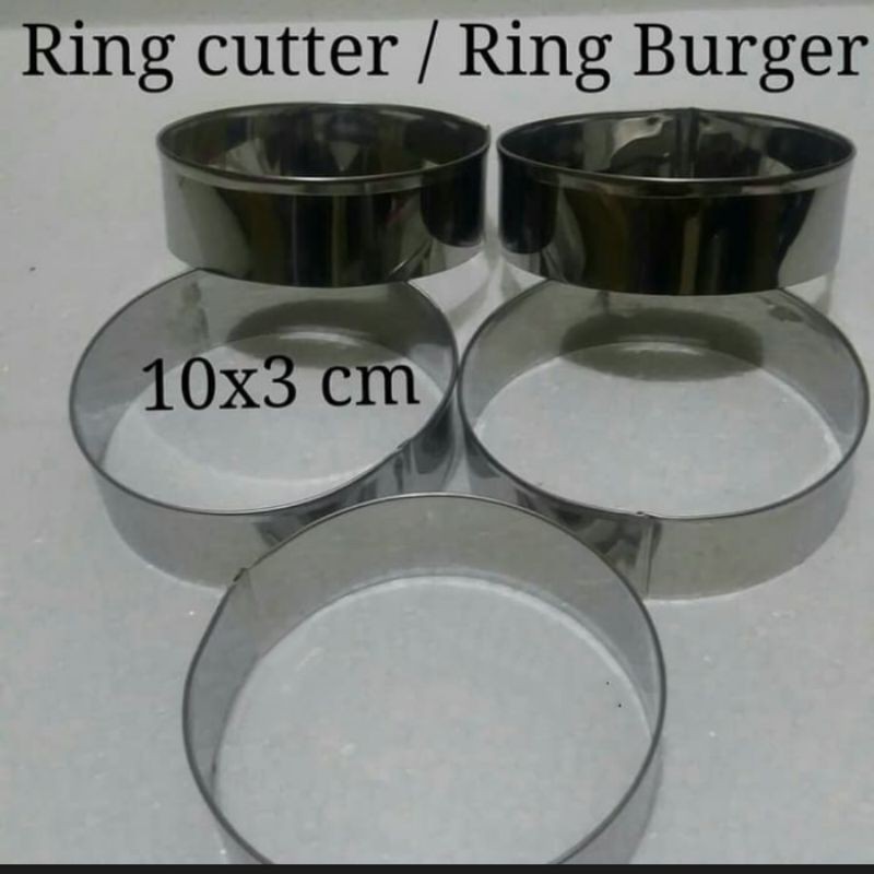 ring cutter bulat/ring cookie cutter ring/cutter roti bulat bahan stainless