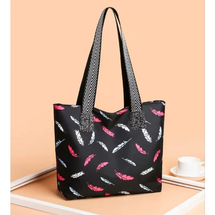 Totebag Bunga Tali Bisban Tas Belanja 40 X 30