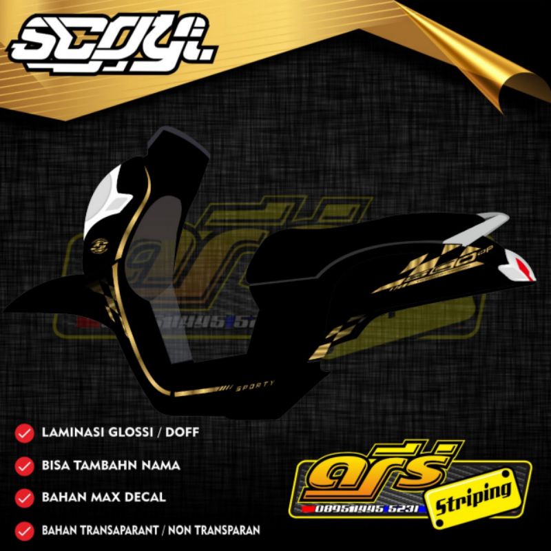 Striping Scoopy New ORI Variasi