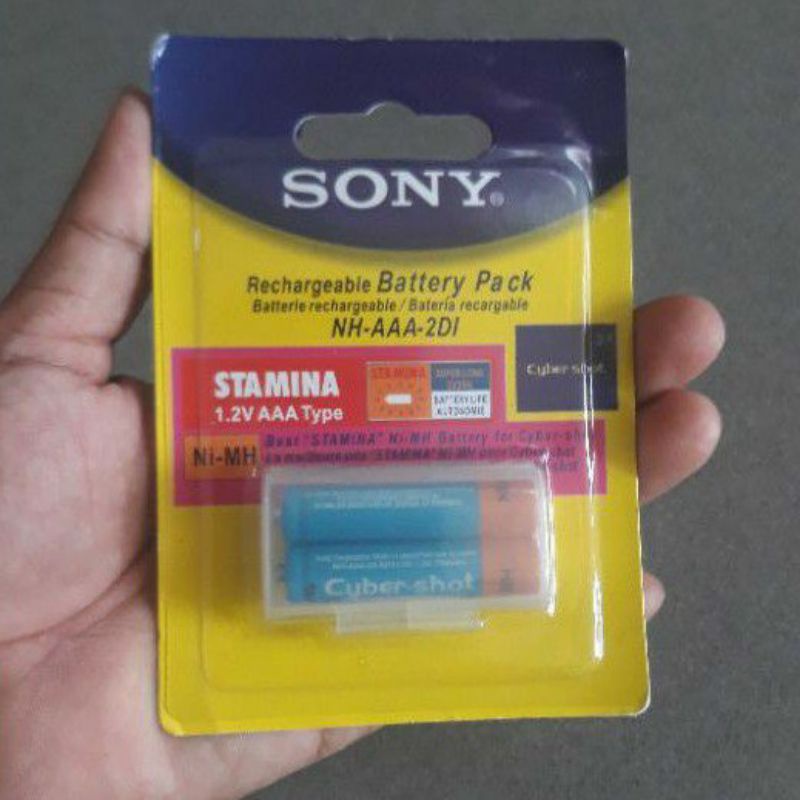 Baterai A3 SONY Stamina  baterai AAA Cas 750mAh