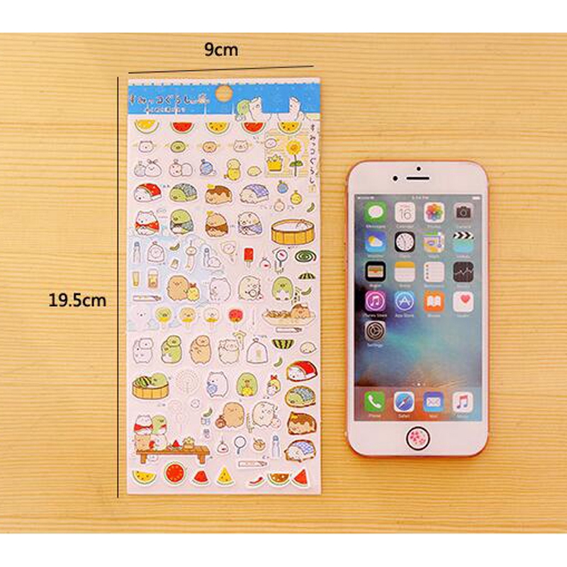 ⚡Flash Sale⚡ INS Girl Diary Sticker Cute Cartoon Material Notepad Diy Decorative Stickers