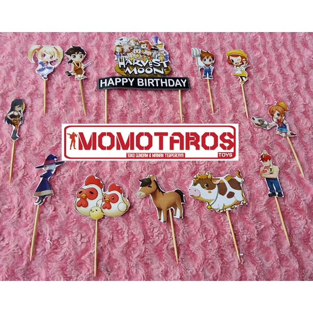 Topper cake Harvest Moon set