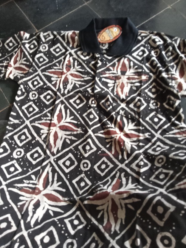 [bayar Dirumah] Kaos Polo |kaos Kerah Batik Cap Lengan Pendek Murah Termurah