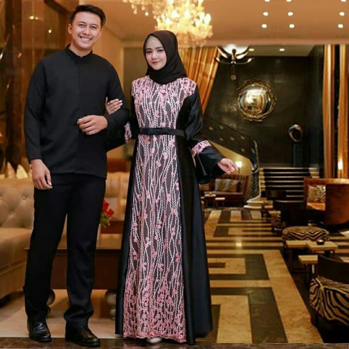 Pakaian couple  Couple Fairuz Mewah Hitam