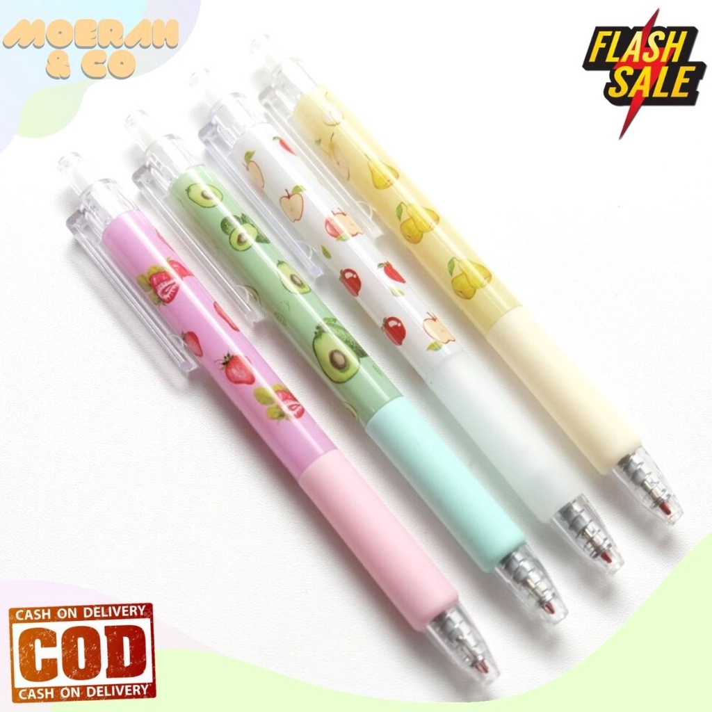 

PULPEN CETEK MEKANIK GAMBAR KARTUN BUAH BUAHAN UNIK LUCU FANCY BOLPEN PENA PEN TERMURAH COD