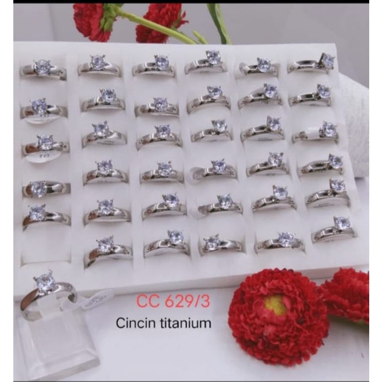 Cincin Titanium Anti Karat Terbaru cc629/3