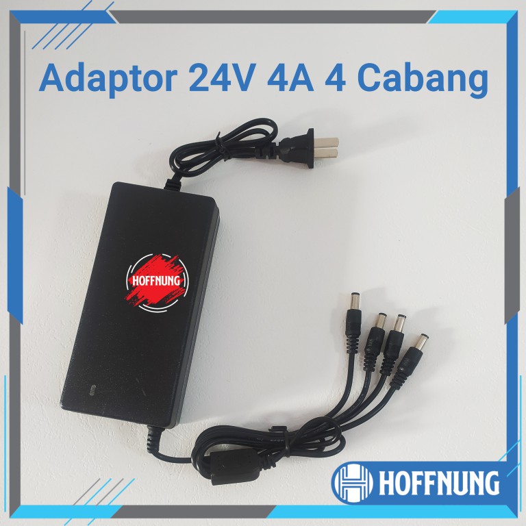 Adaptor 24V 4A Cabang 4 Channel Adapter Mist Maker 4 Ch