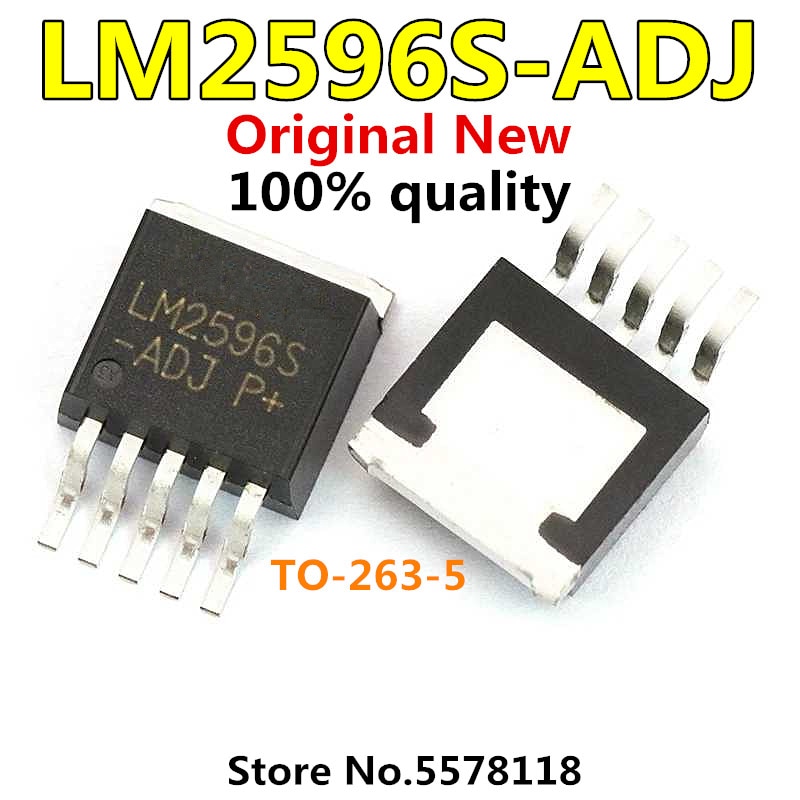(Ready Stok) 10PCS LM2596S-ADJ LM2596S ADJ LM2596 TO-263-5