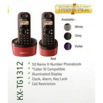 PANASONIC KX-TG1312 - Telepon Wireless