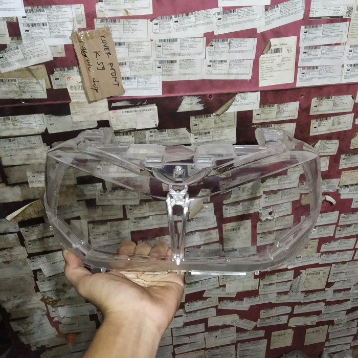 mika kaca reflektor lampu depan aerox new 2021 original stanley mika reflektor aerox lospack