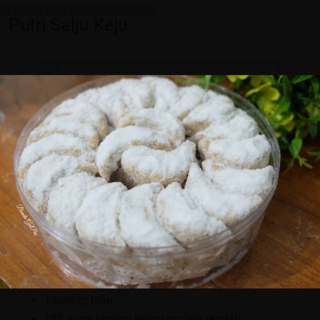 

Kue salju 500gram