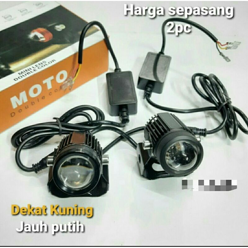 LAMPU SUKHOI D2 LASER MINI DRIVING LED D2 LASER 2 PCS