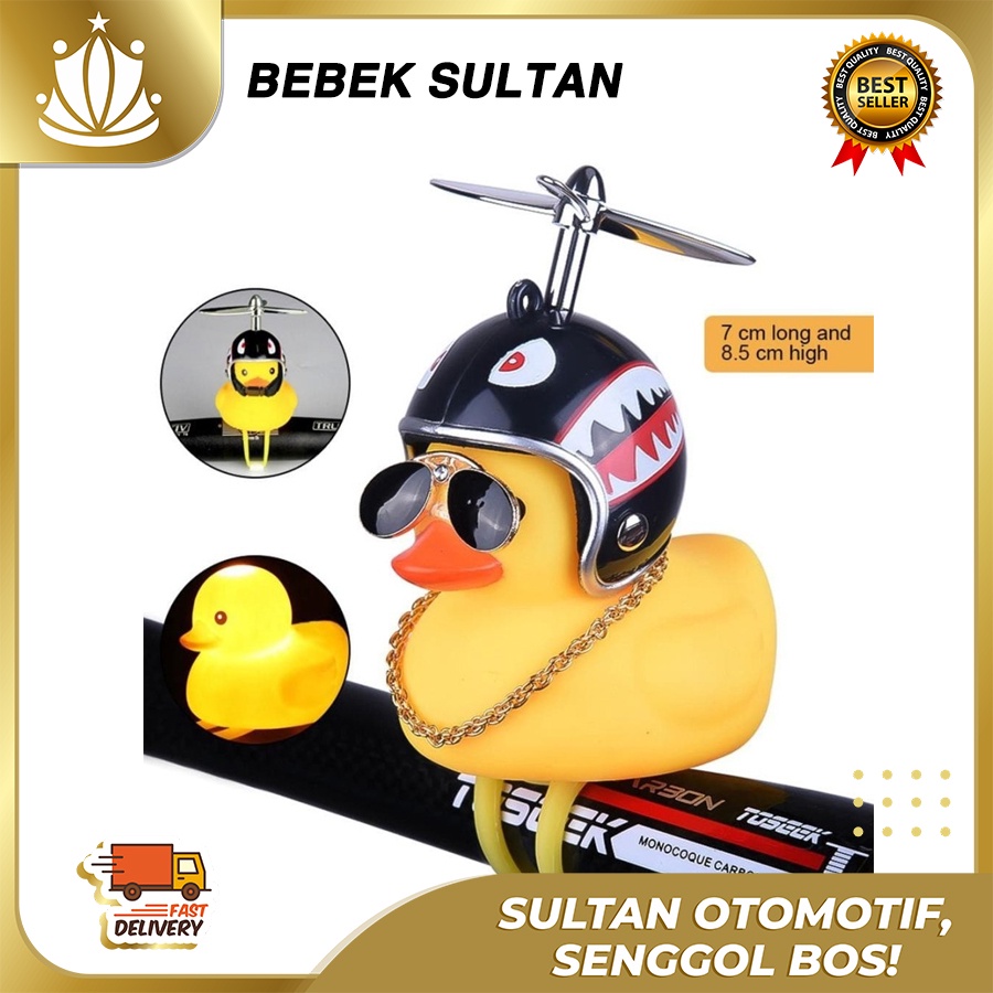 Aksesoris Sepeda BEBEK SULTAN Mainan Sepeda Termasuk Holder UNIVERSAL