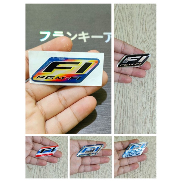 STICKER EMBLEM HONDA FI Timbul