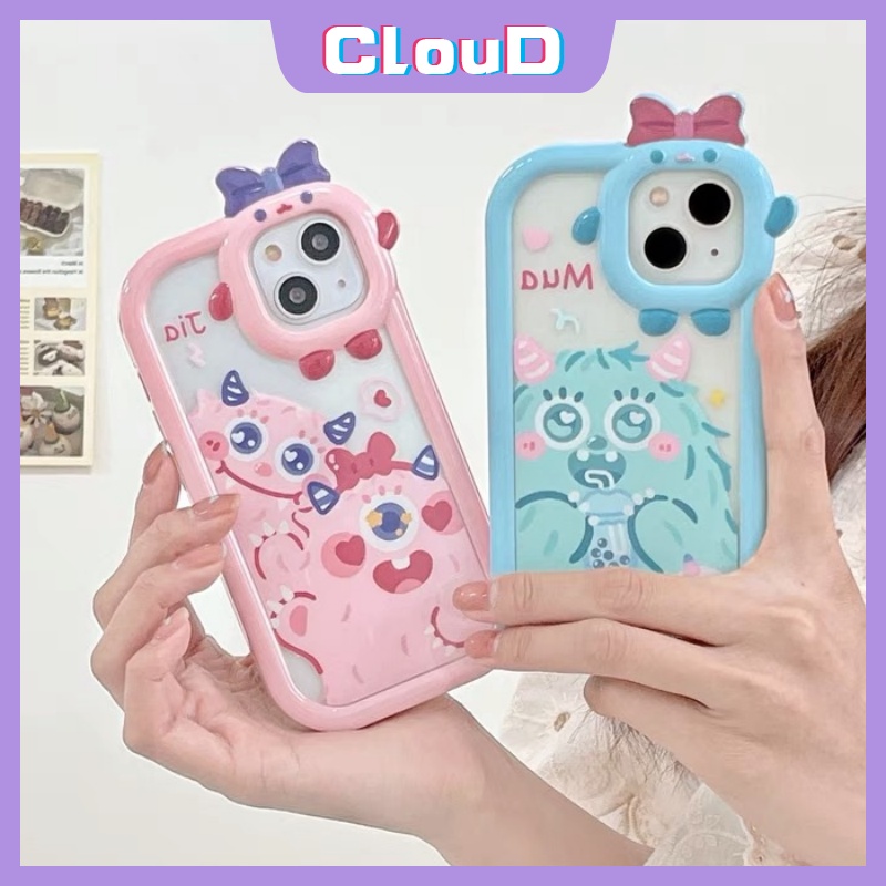 Soft Case Motif Monster 3D Untuk Oppo A57 2022 A16 A15 A95 A5s A12 A16K A3s A7 A92 A96 A36 A76 A15s A16E A55 A53 A31 A5 A9 A1k A33 A16N A52 A16s A5