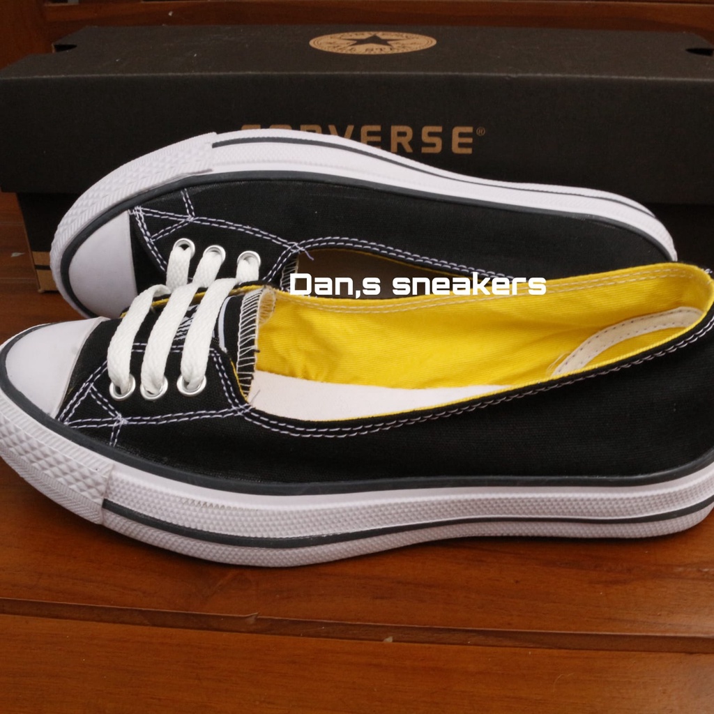 Sepatu converse korea pendek wanita putih wanita korea flat sneaker wanita kets santai