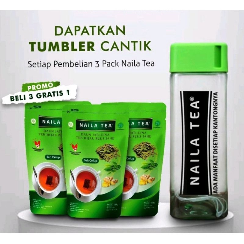 

PAKET NAILA TEH PELANGSING 3 PCS FREE TUMBLER
