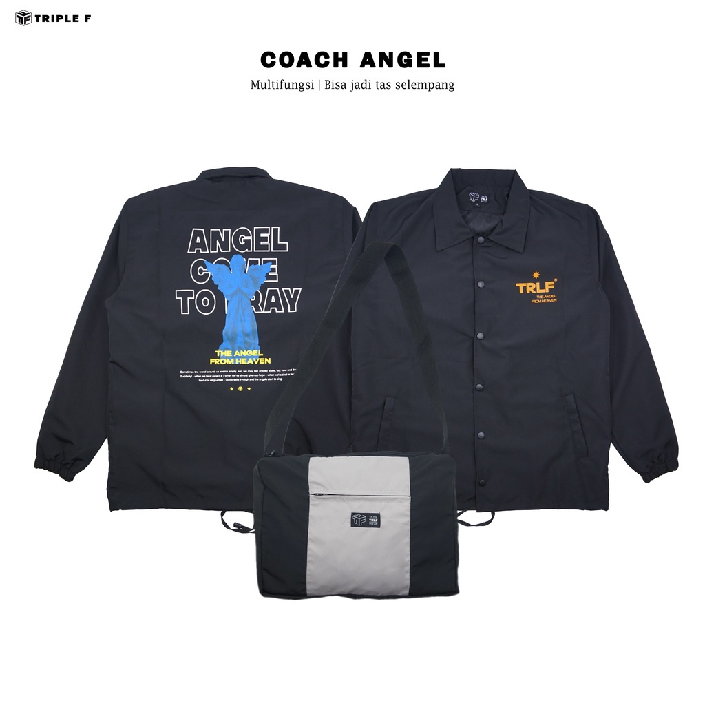 Coach Jacket Triple F Multifungsi Bisa Jadi Tas Angel Series