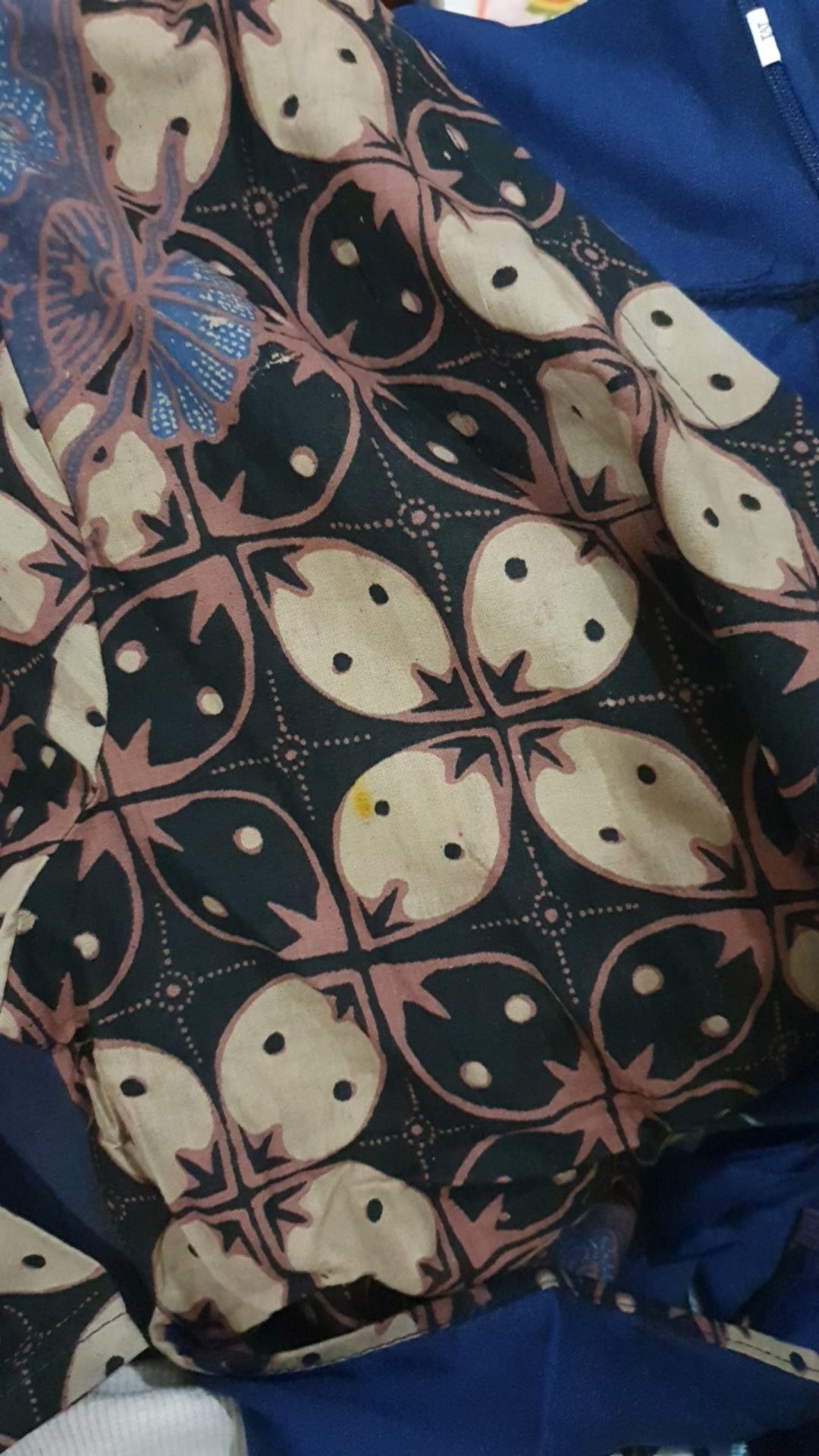 Tey-17 Batik Wanita Asj Sa Hrb026 Kenongo Kemeja Tosca Pendek