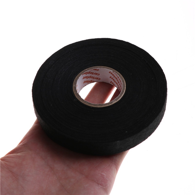 Tape Kain Perekat Ukuran 19mm X 25m Untuk Kabel Tenun