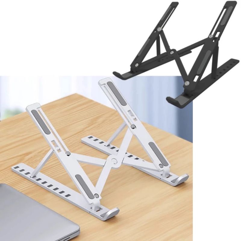 Laptop Stand Holder Dudukan Tablet Folding Lipat Notebook