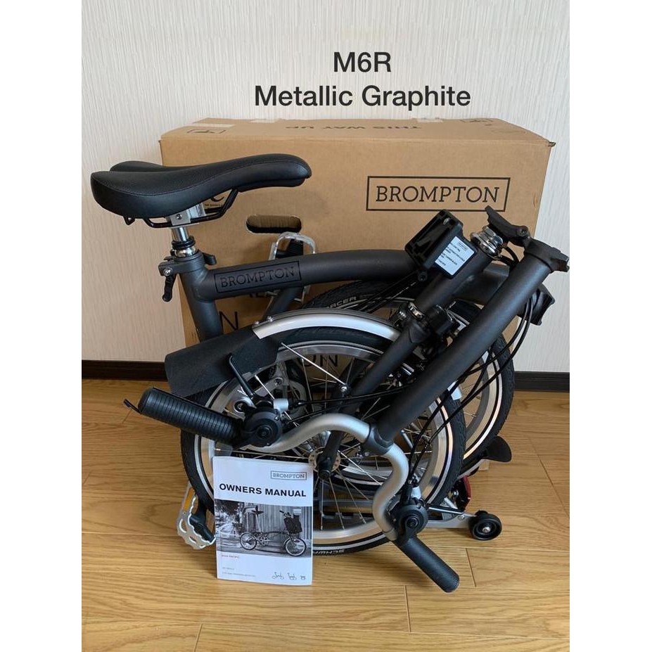 sepeda brompton original Metalic Graphite | M6R | 2020