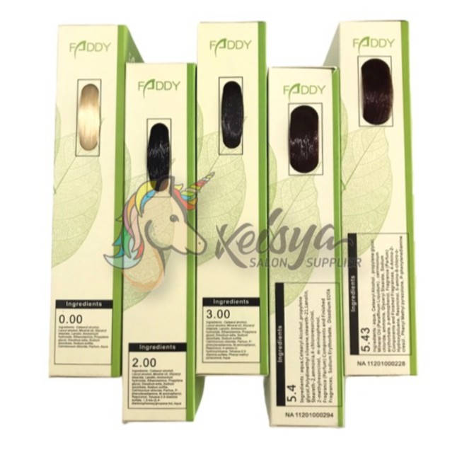 CAT RAMBUT FADDY COLOR CREAM PEWARNA RAMBUT BPOM 100ML BEST SELLER