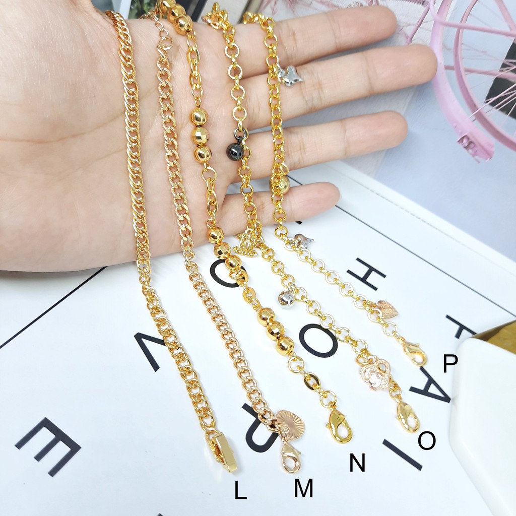 (RINN Jewelry) Gelang Rantai Xuping Lapis Emas 18k Gold Supplier Murah - BB115